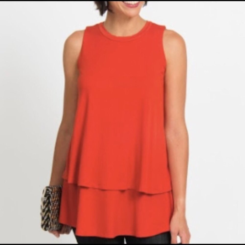 XS/S/M‎ Agnes & Dora Tiered Tunic Top EE21